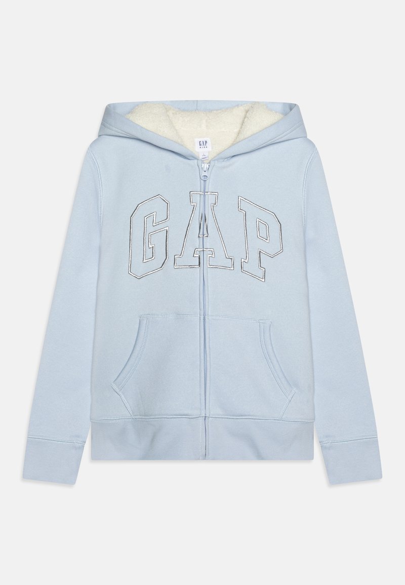 GAP LOGO GIRLS - Sudadera con cremallera - urban blue