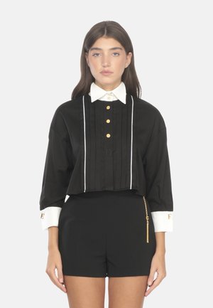 CON LOGO - Camicetta - black
