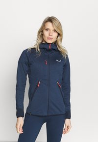 Salewa - AGNER HYBRID  - Fleecejakke - navy blazer melange Miniatyrbilde 1