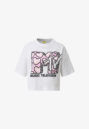 QS, T-SHIRT - T-shirt print - weiß