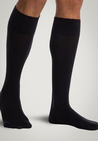 Wolford COTTON VELVET - Calzettoni - black