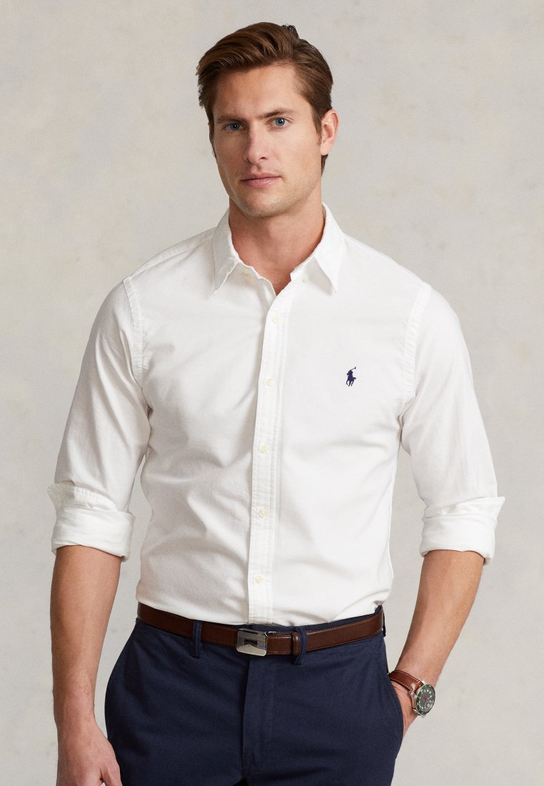 Polo Ralph Lauren SLIM FIT OXFORD SHIRT - Koszula/biały
