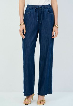 WIDE - Jean flare - navy blue