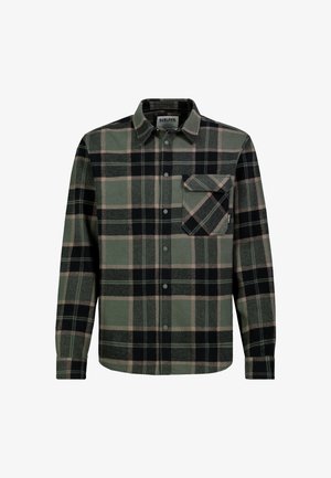 Sublevel, SUBLEVEL KARIERTE HEMDJACKE - Lichte jas - dark-green