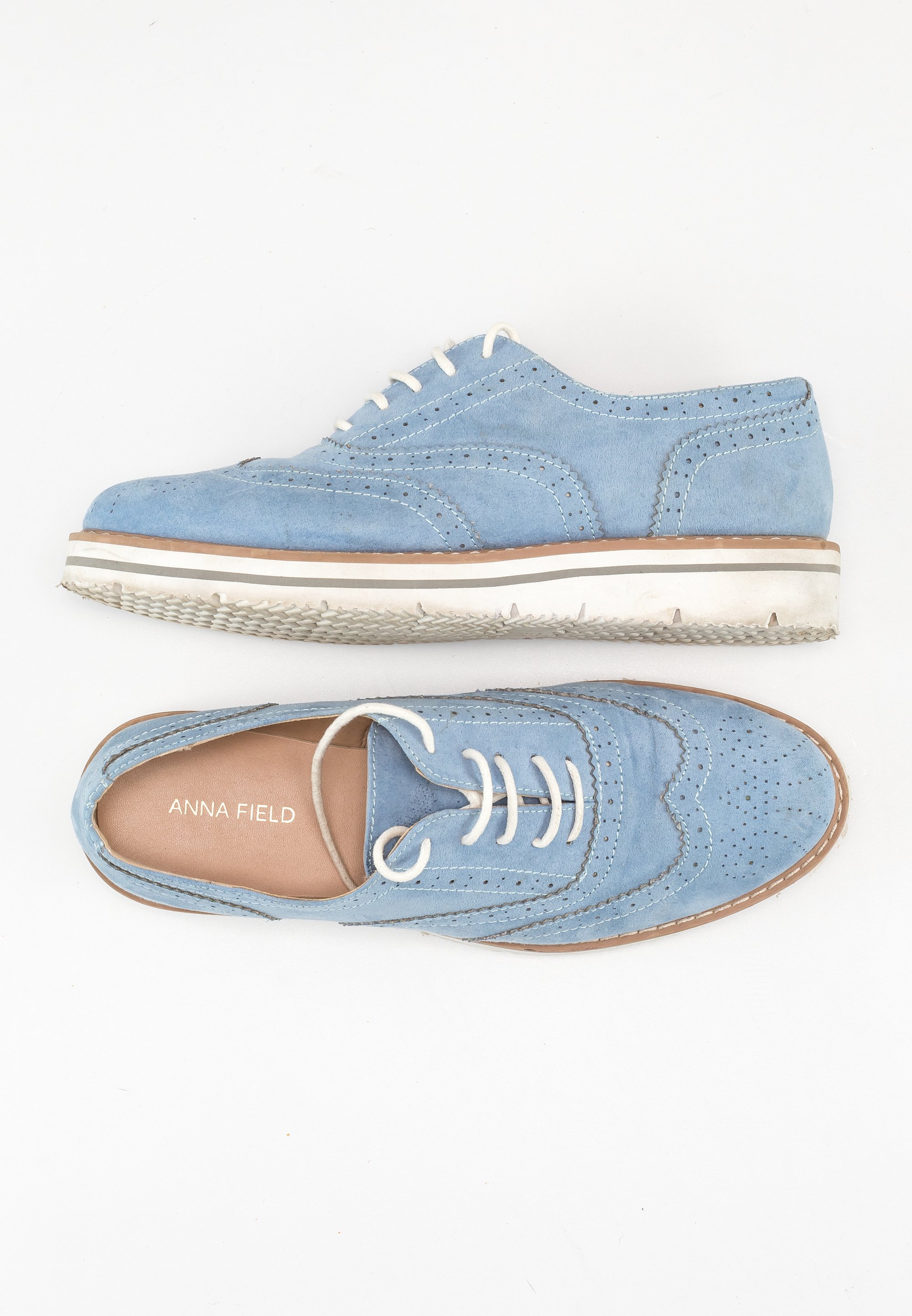 Anna Field Chaussures à lacets blue/bleu (Seconde main) ZALANDO