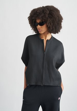 CARDIGAN SOFT - Sweat zippé - black
