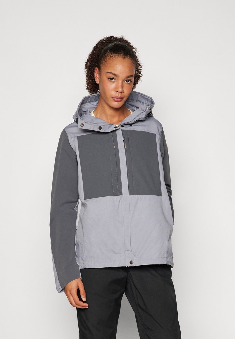Fjällräven KEB JACKET W - Giacca outdoor - flint grey/basalt