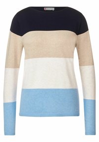 Street One Stickad tröja - dark blue