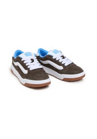 Vans HYLANE - Matalavartiset tennarit - dark brown