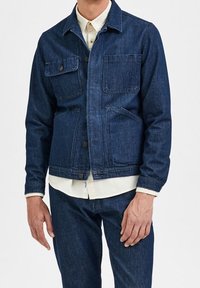Selected Homme Jeansjacka - dark-blue denim
