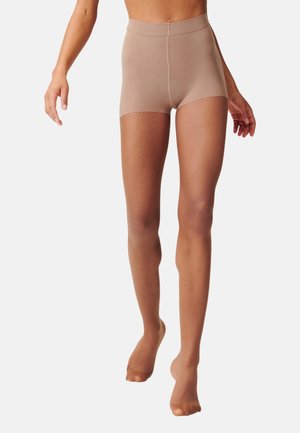CONTOURING SHAPING COMPRESSION TIGHTS 15 DEN - MADE IN GERMANY - Strumpfhose - milk chocolate
