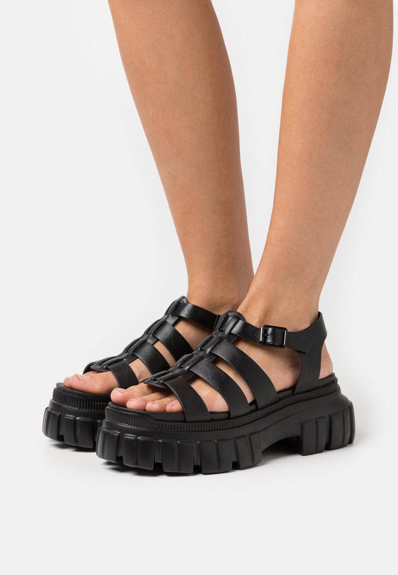 Call it Spring VEGAN KESARA Platform sandals black Zalando.ie