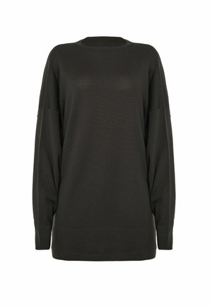 Wolford, MERINO KNIT TOP LONG SLEEVES - Maglione - dark wood