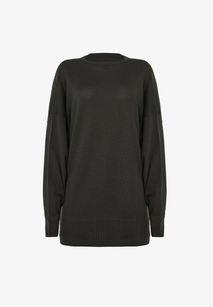Wolford, MERINO KNIT TOP LONG SLEEVES - Maglione - dark wood