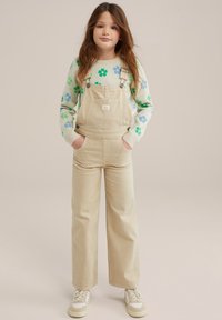WE Fashion - BLUE RIDGE - Salopette - beige Immagine in miniatura 1