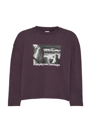 MIT FOTO - Longsleeve - aubergine