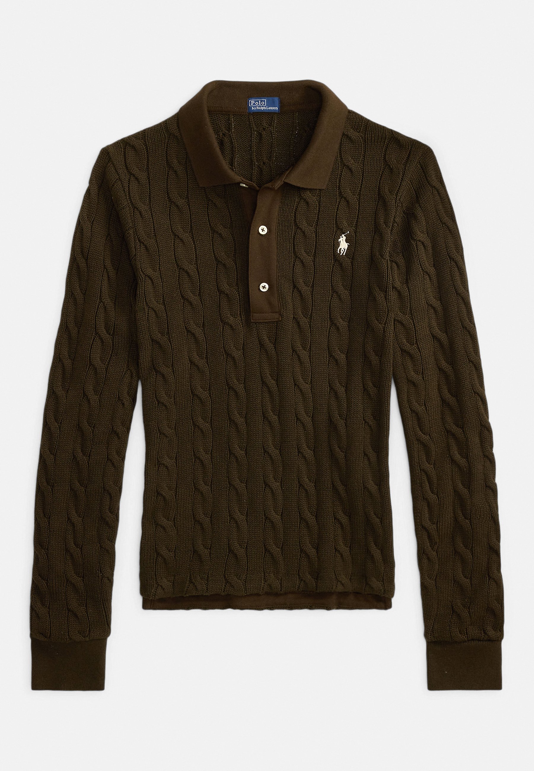 Polo Ralph Lauren Cable Knit Cotton Crewneck Sweater - Jumper