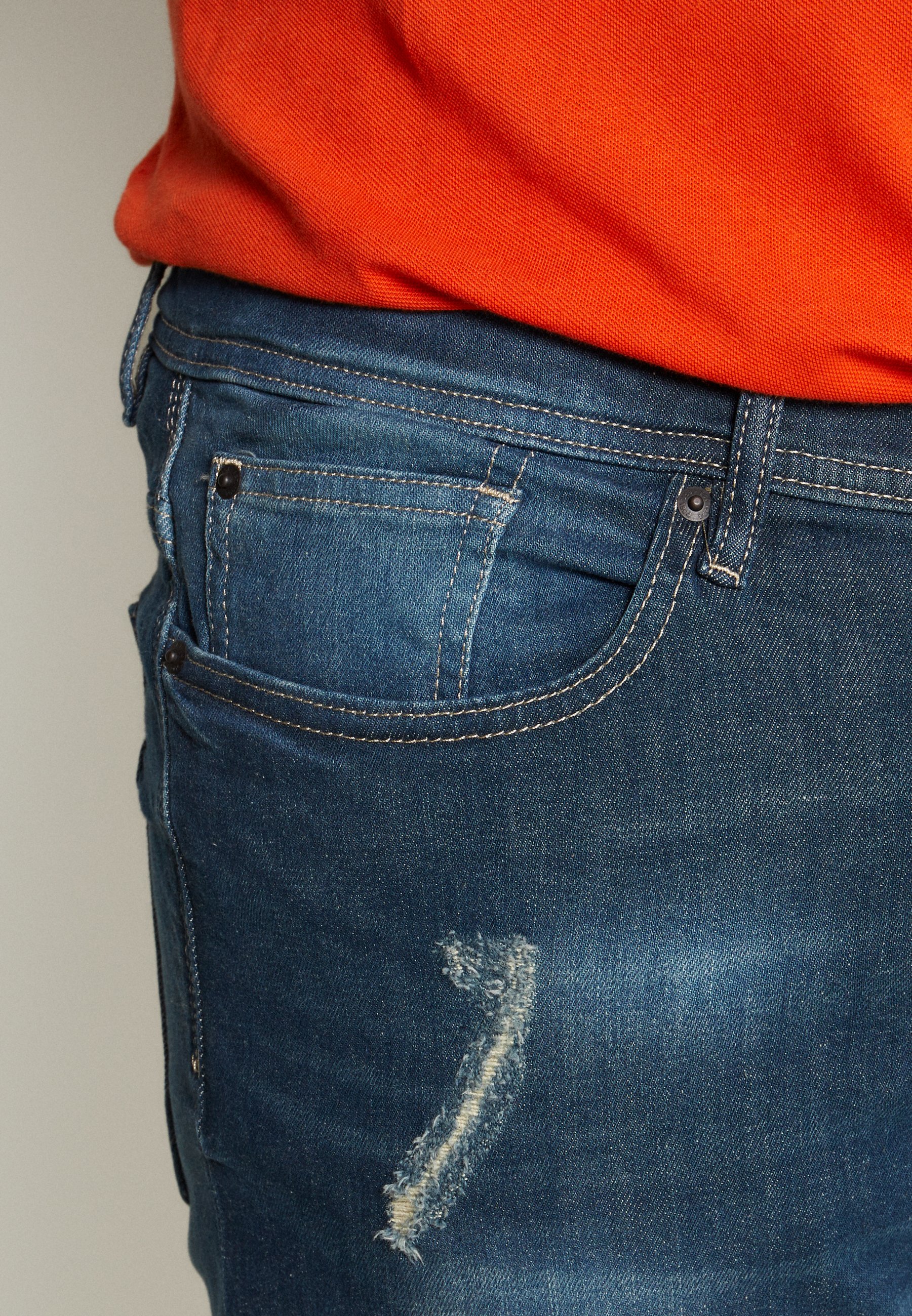 Burton Menswear London BIG CAST Jeansshorts blue Burton Menswear London Jeansshorts - blue