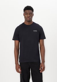 Salomon - LOGO TEE UNISEX - Osnovna majica kratkih rukava - deep black Minijatura 1