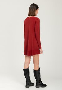 INFLUENCER LONG LENGTH PULL - Trui - cognac