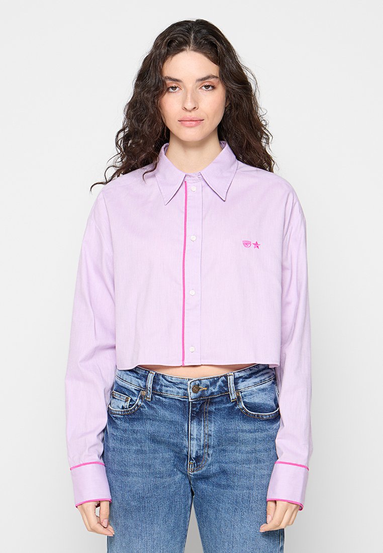 CHIARA FERRAGNI Overhemdblouse lila