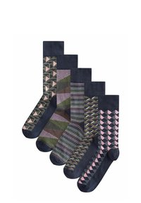 Unausgewählt, blue green pink