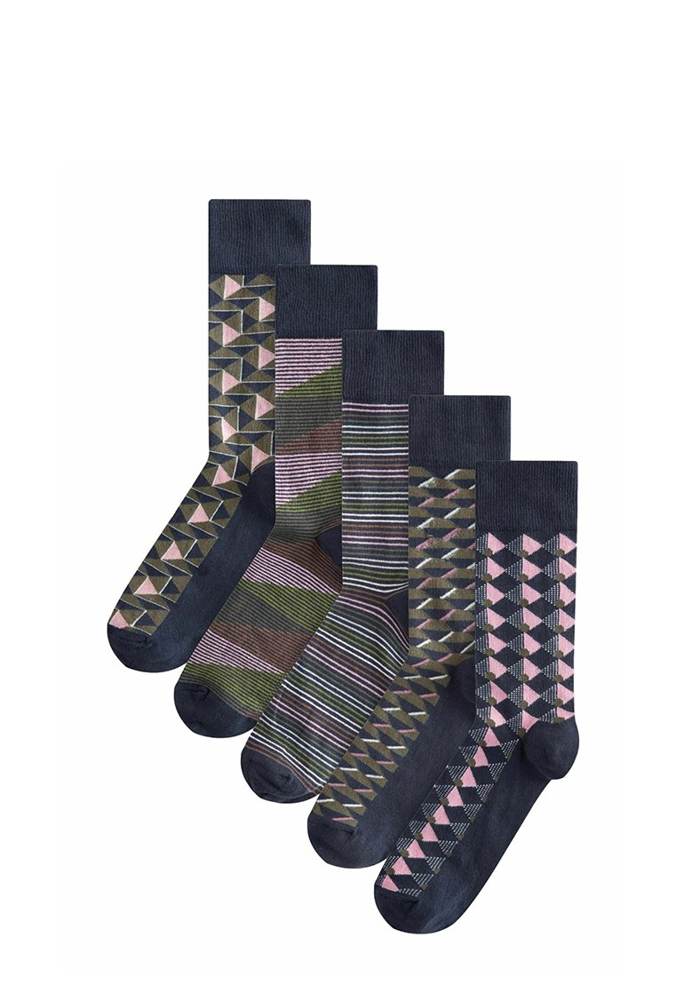 Next 5 PACK REGULAR FIT - Ponožky - blue green pink