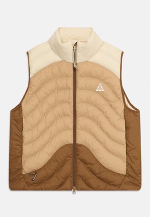 LAVA FLOW VEST - Vest - khaki/parachute beige/summit white