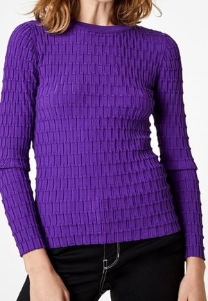Strickpullover - purple