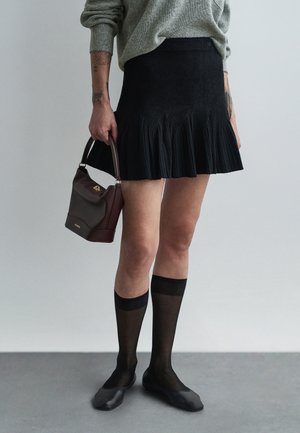 MINI JUPE COQUE - Minijupe - noir
