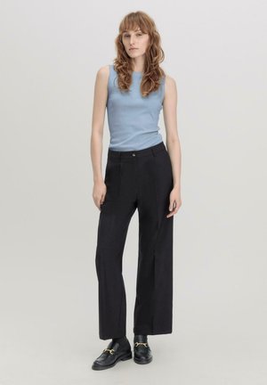 WIDE LEG - Stoffhose - schwarz