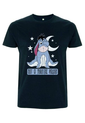 Disney WINNIE THE POOH EEYORE NOT MORNING - T-shirt z nadrukiem