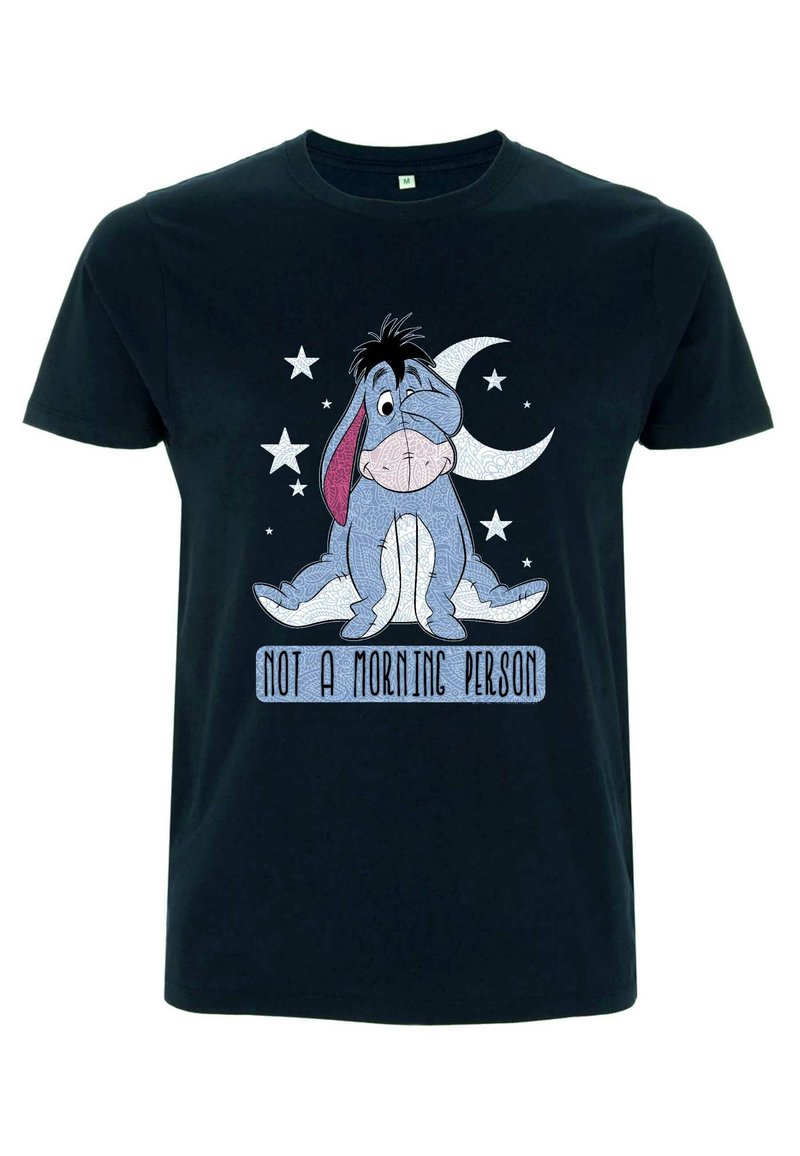 Disney WINNIE THE POOH EEYORE NOT MORNING - T-shirt z nadrukiem
