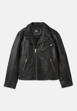 Leren jas - black used light