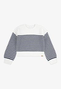 Abercrombie & Fitch SLASH NECK - Jumper - bright white