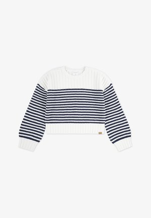 Abercrombie & Fitch SLASH NECK - Maglione - bright white