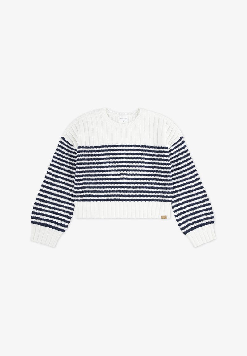 Abercrombie & Fitch SLASH NECK - Maglione - bright white