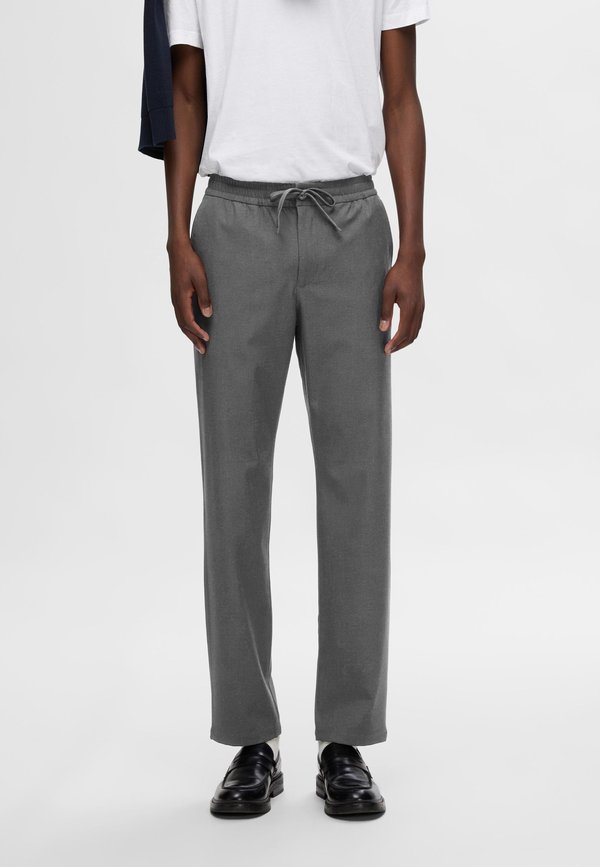 SLHSTRAIGHT ROBERT STRING PANTS FLEX - Trousers