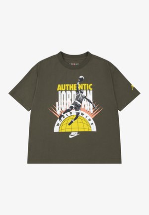 AUTHENTIC - Tricou cu imprimeu - khaki