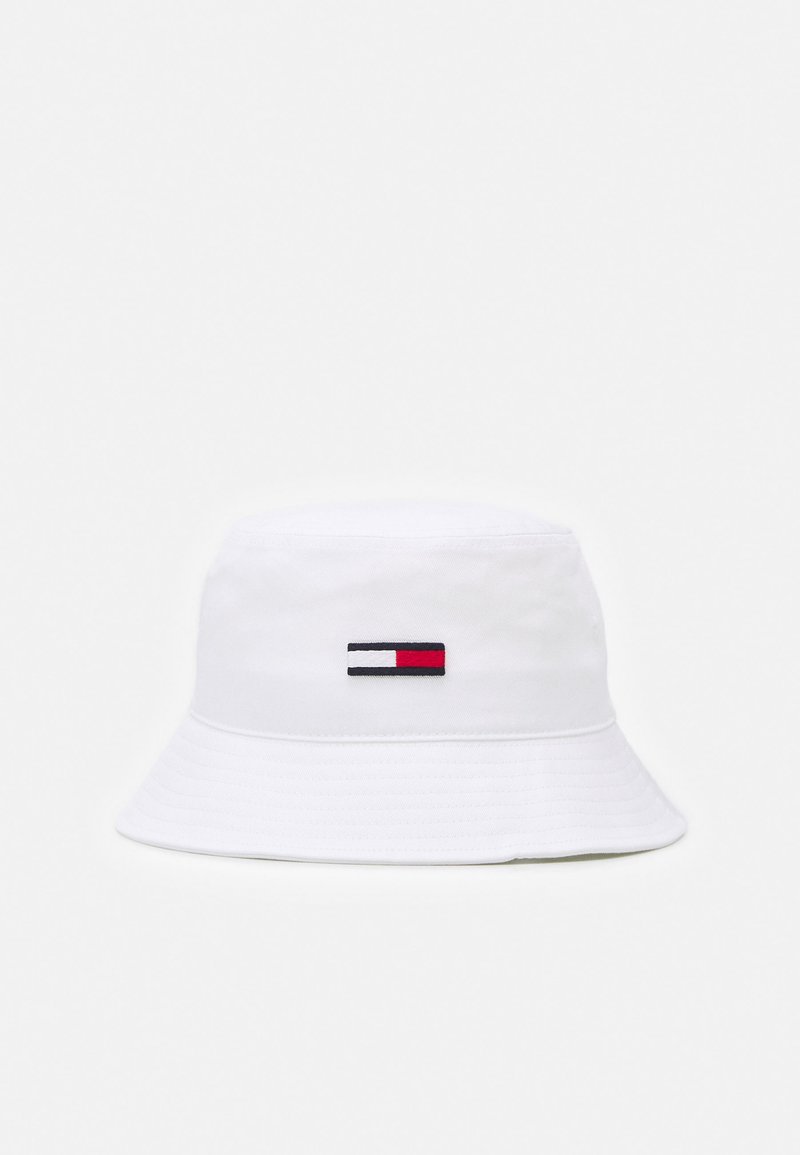 Tommy Jeans - FLAG BUCKET HAT - Kepurė - white, Padidinti