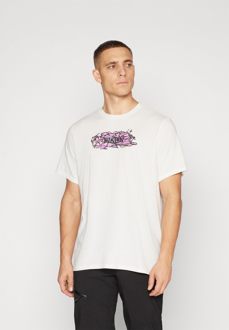 Burton BLOOM TEE UNISEX - Marškinėliai su spaudiniu - stout white