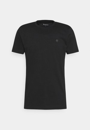 KnowledgeCotton Apparel T-shirt basic - black jet