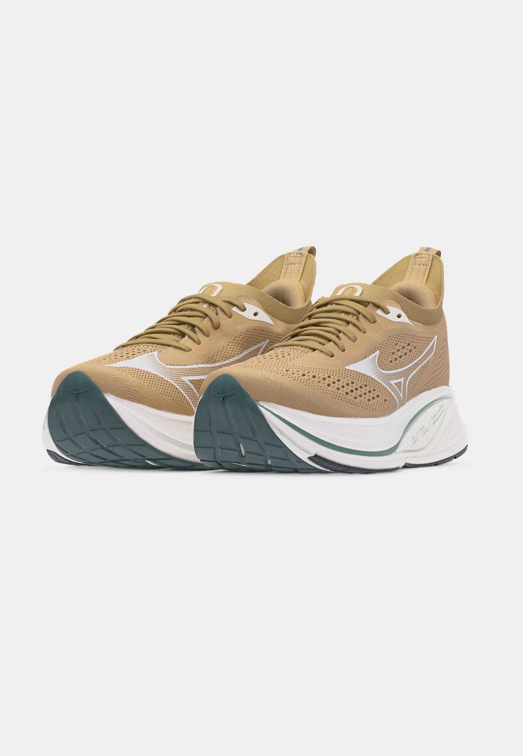 Mizuno NEO ZEN 2 - Zapatillas running asfalto - pale khaki/snow