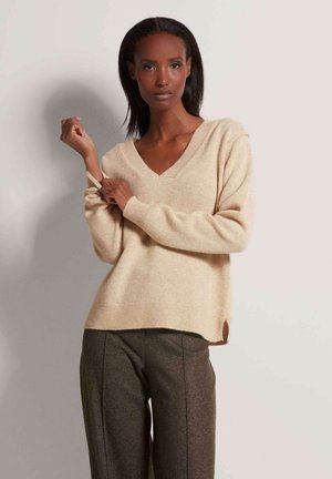 MADELEINE, Trui - light   natural white   melange