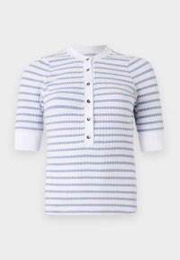 SERAFINO STRIPED - Topp - white/nimbus