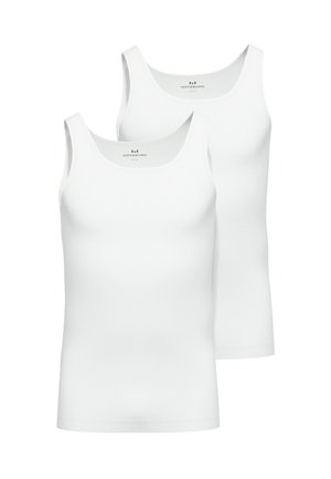 2ER PACK - Unterhemd/-shirt - weiß hell uni