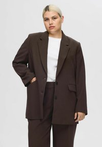 Selected Femme Kort kappa / rock - coffee bean