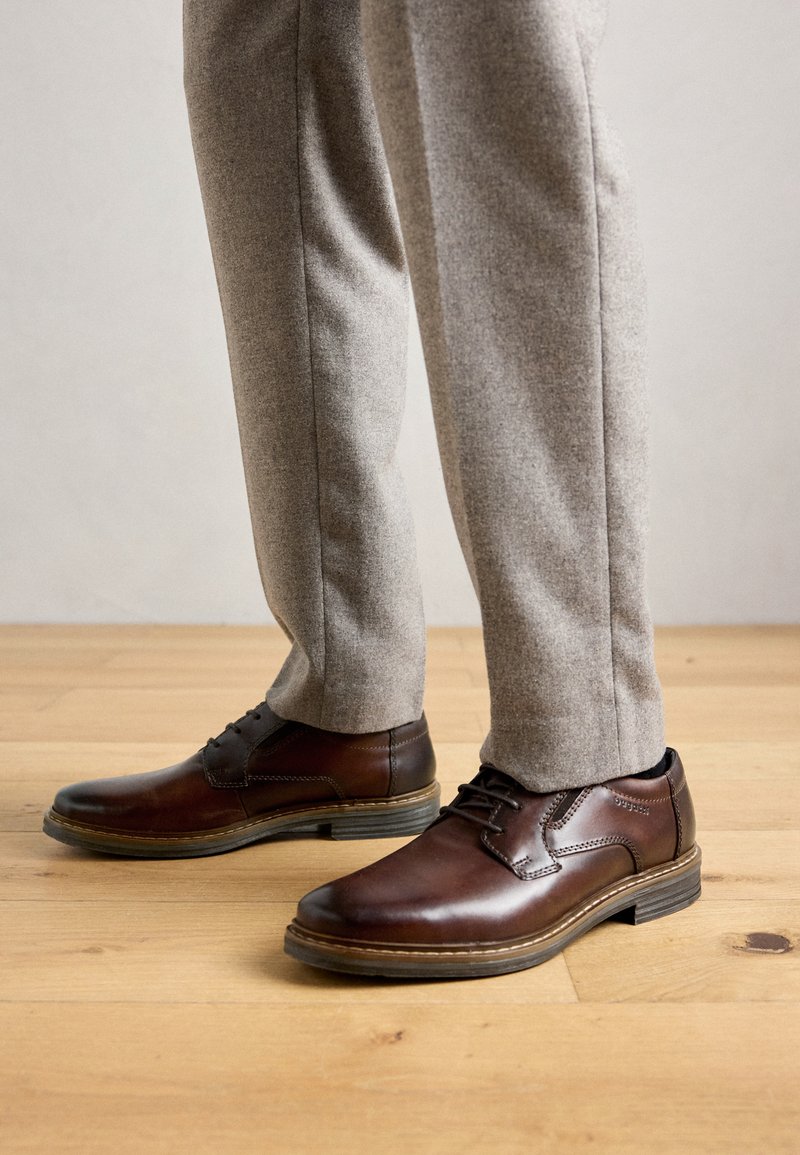 bugatti RIGALO EVO - Lace-ups - cognac/dark brown/cognac - Zalando.co.uk