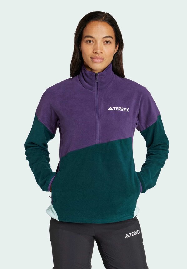 ANRK - Fleece jumper - aurora plum aurora ivy semi flash aqua