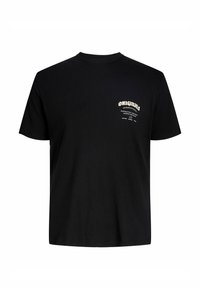 JORMEADOWS TYPO TEE CREW NECK - T-shirt estampada - black